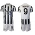 Camisola Juventus Alvaro Morata 9 Criança Equipamento Primeiro 2021-2022 Manga Curta